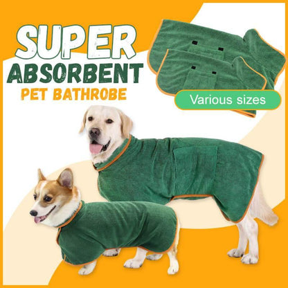 Super Absorbent Pet Bathrobe: Quick-Drying Comfort For Your Furry Friend