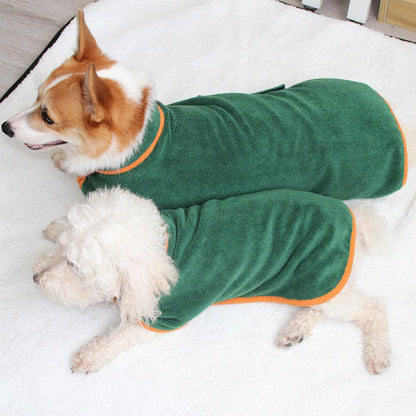 Super Absorbent Pet Bathrobe: Quick-Drying Comfort For Your Furry Friend