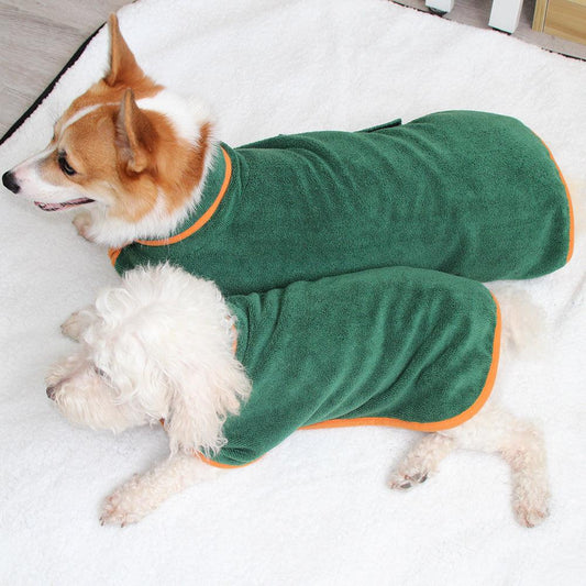 Super Absorbent Pet Bathrobe: Quick-Drying Comfort For Your Furry Friend